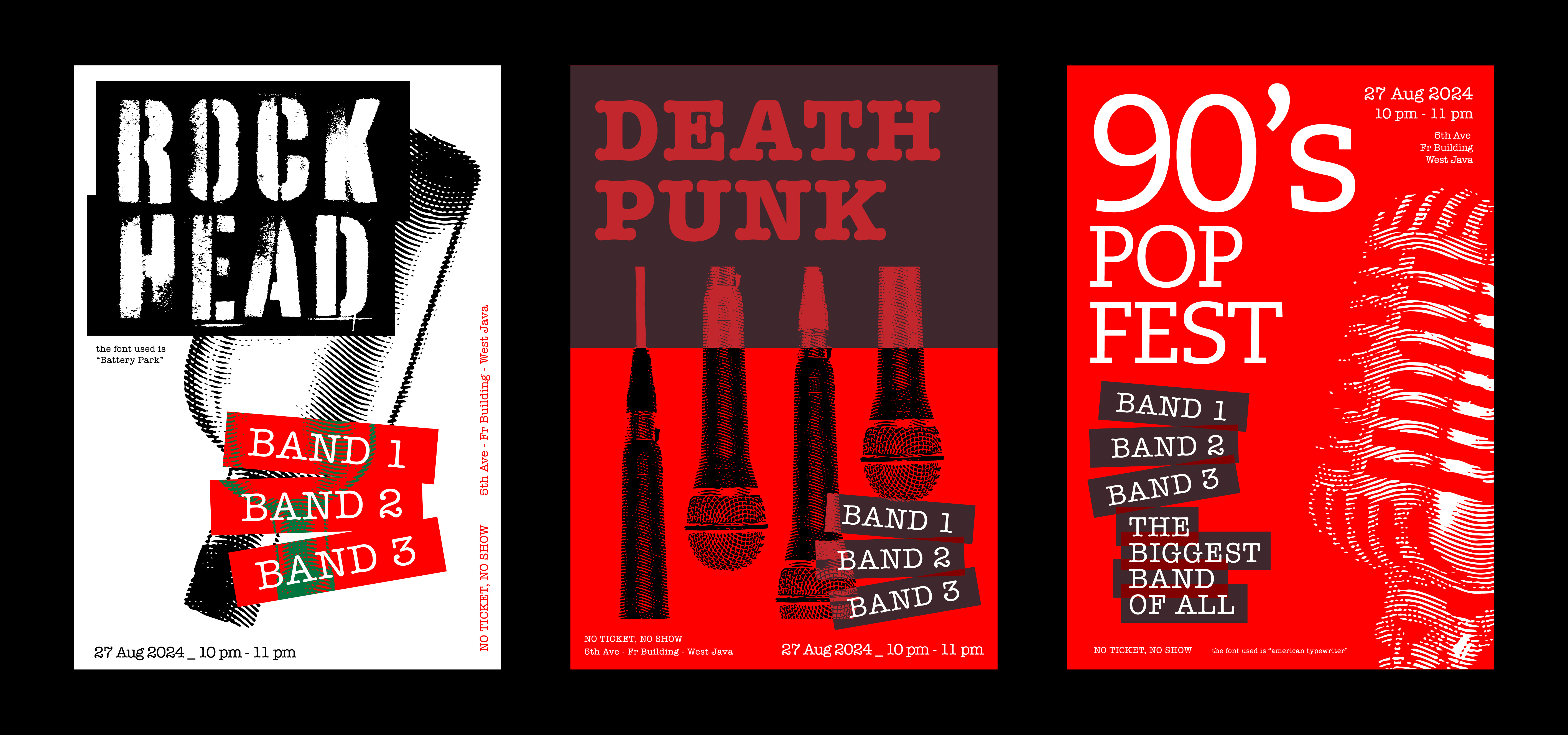 set of posters