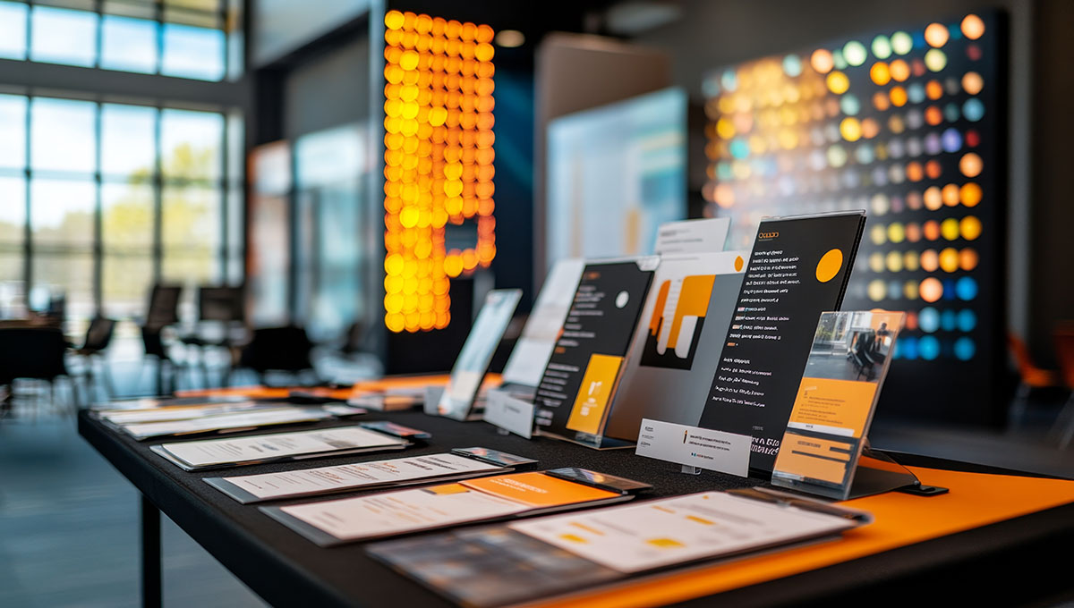 leaflet stand